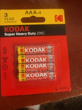 FREE Kodak Triple A batteries